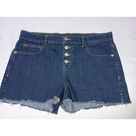 OLD NAVY:  Boyfriend Denim / Jean Shorts with Button Closure, Women's Size 8 - Picture 1 of 4